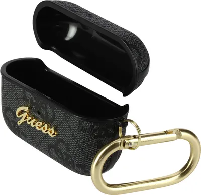 Produktbild von Guess 4G Script PC /PU-Hülle für AirPods Pro Grau