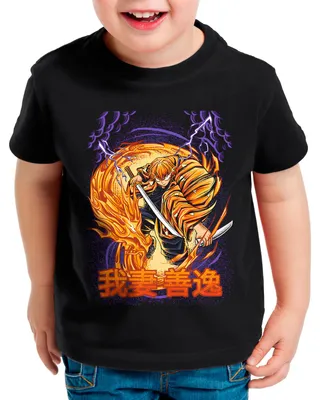 Produktbild von style3 Zenitsu Lightning Kinder T-Shirt anime japan manga