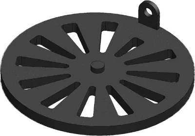 Produktbild von Runder Kaminrost/Ascherost Ø 172 x 10 mm für Attika Kaminöfen