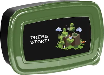 Produktbild von PASO Brotdose für Kinder mit Minecraft-Motiv
