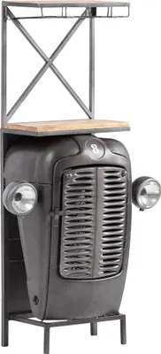 Produktbild von Barregal Traktor Design, Konsolentisch mit Weinregal und Glashänger, Bartisch