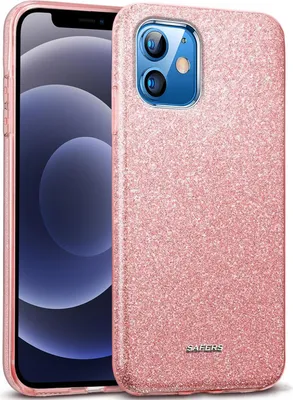 Produktbild von Handy Case für iPhone 12 / 12 Pro Hülle Glitzer Cover TPU Schutzhülle, Rosegold
