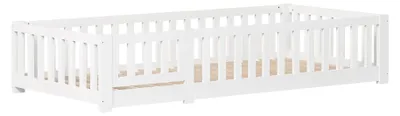 Produktbild von Bodenbett, Montessori-Stil, aus massivem Kiefernholz, 90x190cm