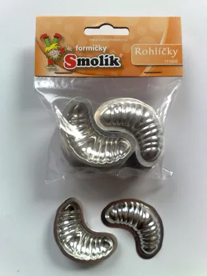 Obrázek produktu pro Formičky na cukroví rohlíčky 5,5cm 20ks
