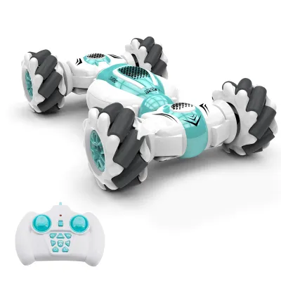 Obrázok produktu pre S-012 RC kaskadérske auto - 2,4 GHz 4WD terénne vozidlo s hodinami na diaľkové ovládanie a ovládanie gestami, deformovateľné, 360° rotácia, hračkársky darček pre deti