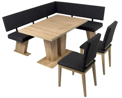 Eckbank Eckbankgruppe Essgruppe VERONA 181 x 150 cm Artisan Eiche