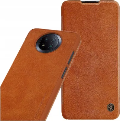 Produktbild von Nillkin Ledertasche Etui für Xiaomi Redmi Note 9T Braun