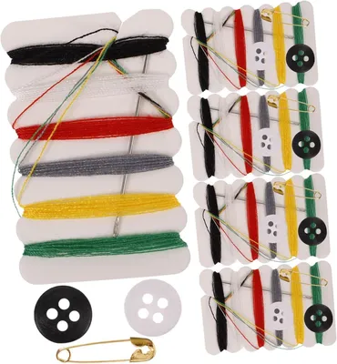Nähset Bulk Reise-Nähkits mit Faden und Nadel (100 Stück)