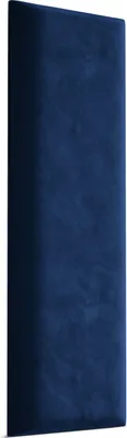 Produktbild von Muralo Polsterpaneel WANDPOLSTER Wandkissen Bettkopfteil Wandpaneel Magic Velvet Dunkelblau 2216 70cm x 15cm
