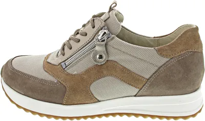 Produktbild von Waldläufer Damen Sneaker H-Vicky 33694-3.5, 33694-4, 33694-4.5, 33694-5, 33694-5.5, 33694-6, 33694-6.5, 33694-7, 33694-7.5, 33694-8 WDL-752003-405 nougat beige lightgold 5