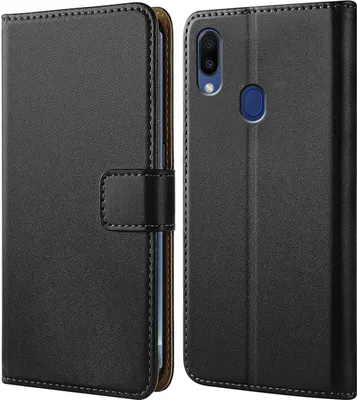 Produktbild von Handy Tasche für Xiaomi Redmi Note 7 Schutzhülle Bookstyle Etui Klapphülle Wallet Flip Cover Case Schwarz