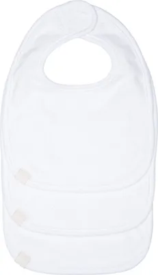Produktbild von Laessig New Born Lätzchen Weiß 3 Stück