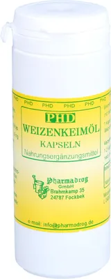 Image de Allpharm gélules d'huile de germe de blé PHD, 200 gélules
