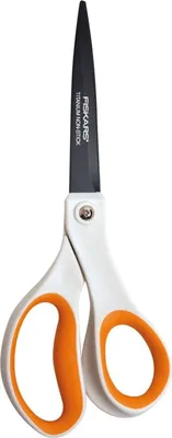 Produktbild von Fiskars 1004721, Erwachsener, Gerader Schnitt, Einzelbild, Schwarz, Orange, Edelstahl, Universal, Titan