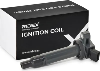 Produktbild von RIDEX 689C0104 Zündspule 12V für TOYOTA LAND CRUISER 150 (KDJ15, GRJ15) für LEXUS IS I (JCE1, GXE1)