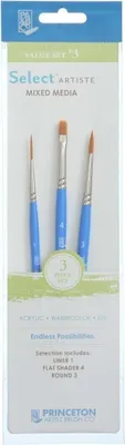 Produktbild von Princeton Brush Selectartiste Multi-Technique 3 Pinselset 10 stk