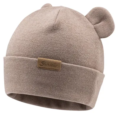 Image de Bonnet Sterntaler en tricot fin - un joli bonnet unisexe avec rabat et éléments en relief 3D
