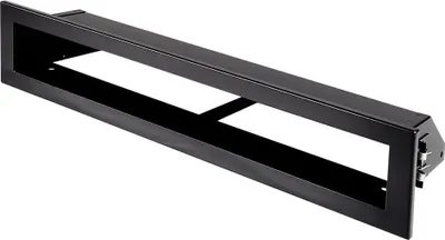 Image de Grille de cheminée ouverte 40x6 cm noir mat HSF06-256