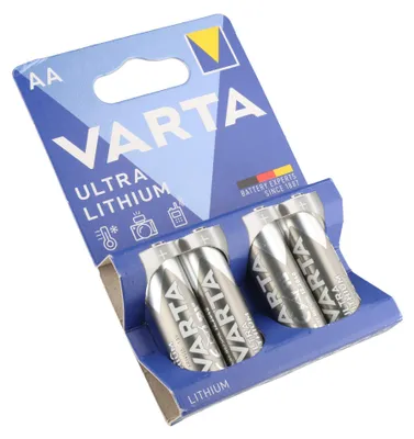 Produktbild von Varta Ultra Lithium Mignon AA, Varta Lithium Batterien, 6106, 1,5V, 4er Blister