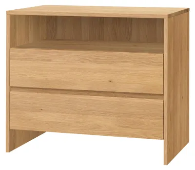 Produktbild von HASENA Kommode Sideboard Ina 2 Schubladen und Fach Eiche bright (74)
