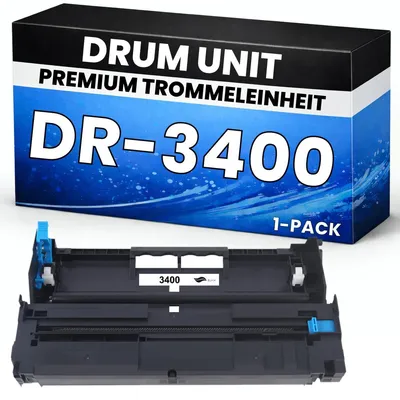 Image de Tambour DR-3400 compatible avec Brother Tambour laser DR3400 Alternative haut de gamme DCP-L5500DN/6600DW/6900DWT HL-L5000D/5100DN/5100DNT/5200DW