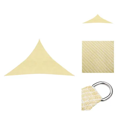 Obrázek produktu pro vidaXL Markýza 160 g/m² Béžová 2,5x2,5x3,5 m HDPE - Slunečníky a sluneční clony