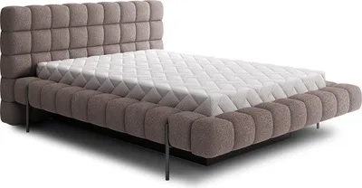 Produktbild von Bett mit Bettkasten 160x200cm Hellgrau