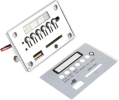 Zdjęcie produktu dla Dekoder Bluetooth MP3 Moduł audio Pamięć USB Radio FM (srebrny)