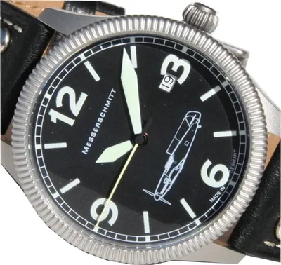 Produktbild von Aristo Herren Messerschmitt Uhr Fliegeruhr ME  109-41S