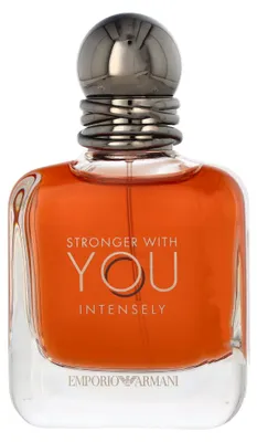 Produktbild von Emporio Armani Stronger With You Intensely, Männer, 50 ml, Nicht nachfüllbare Flasche, Rosa Pfeffer, Vanille, Bernstein