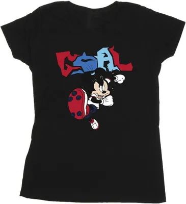 Produktbild von Disney - "Goal Striker" T-Shirt für Damen BI33428 (XXL) (Schwarz)