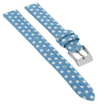 Produktbild von Calypso  Uhrenarmband 13mm Textil/Leder blau  für Kinderuhr K5713/5