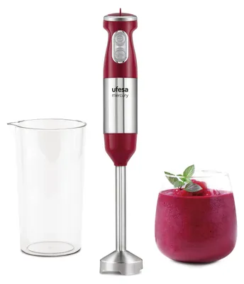 Obrázek produktu pro Ufesa BP3500, Ponorný mixér, 1000 W, Červená, Nerezová ocel