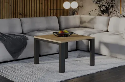 Produktbild von Endo-Möbel Couchtisch Garold 80x80x55 cm Wohnzimmertisch Beistelltisch (Natur Eiche)