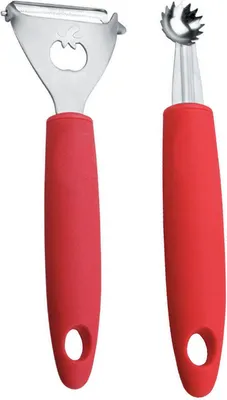 Produktbild von Tomatenschäler + Tomatenentstieler mit Softgriff