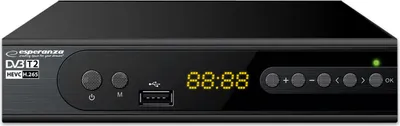 Produktbild von Esperanza Tuner Dvb-T2 H.265/Hevc Ev106R