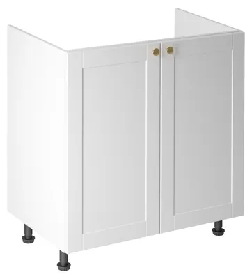Obrázek produktu pro Dvoudveřová dřezová skříňka LUMEA - šířka 80 cm, bílá