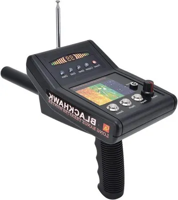 Immagine prodotto di Metal detector professionale ad alta precisione con ampio display LCD - Portata fino a 1000 metri per oro, argento, rame e pietre preziose.