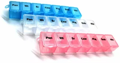 Productafbeelding van Medicijnorganizer, vitaminepreparaten, tablettenhouder XJ5278