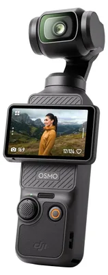 Produktbild von DJI Osmo Pocket 3, 4K Ultra HD, 3840 x 2160 Pixel, 1920 x 1080,2688 x 1512,3840 x 2160, 240 fps, H.264, H.265, MP4, 9,4 MP