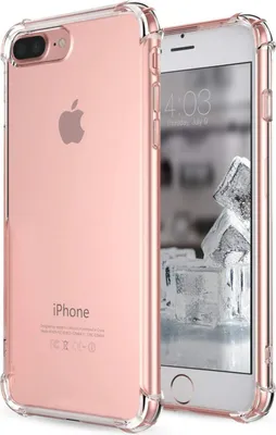 Image de Housse pour iPhone 7 PLUS - Housse antichoc transparente pour téléphone portable, résistante aux rayures, ultra fine Phonillico®
