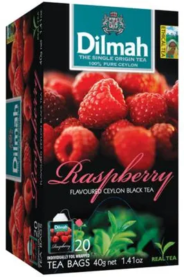 Productafbeelding van Dilmah Framboos/Raspberry Thee (20 stuks)