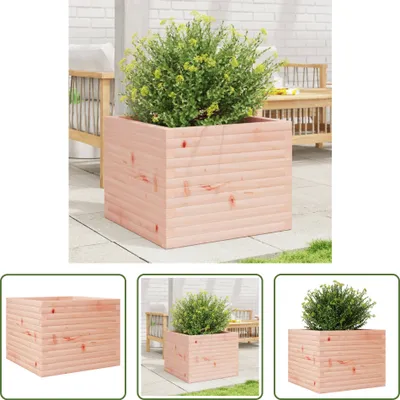 Produktbild von The Living Store Pflanzkübel 60x60x46 cm Massivholz Douglasie