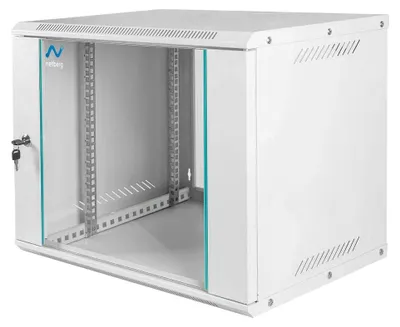 Zdjęcie produktu dla Szafa Rack NETBERG BASIC 19" 9U 463x600x400 mm serwerowa na elektronikę wisząca szara
