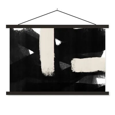 Produktbild von MuchoWow® Textilposter Abstrakt - Pastell - Minimalismus 150x100 cm mit schwarzem Rahmen - Schlafzimmer