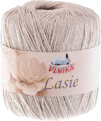 50g Strickgarn Lasie Sommergarn naturweiss