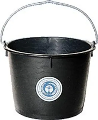 Produktbild von Baueimer „Profi-Line“ Kälbereimer Weit 12 L Schwarz