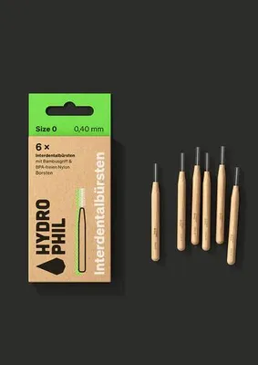 Imagen del producto de Cepillos interdentales Hydrophil, tamaño 0,40 mm, paquete de 6 unidades