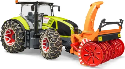 Produktbild von Bruder 03017 - Claas Axion 950 mit Schneeketten und Schneefräse