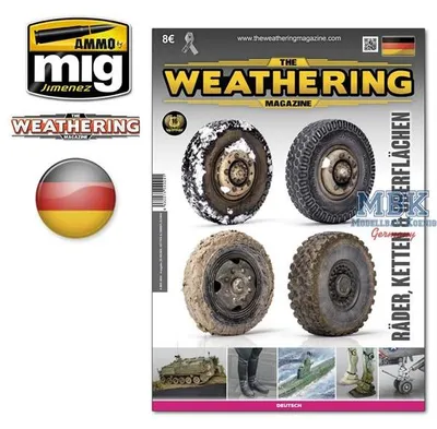 Produktbild von Ammo of MIG AMIG4924 Weathering Magazine No.25 Räder, Ketten (Deutsch)